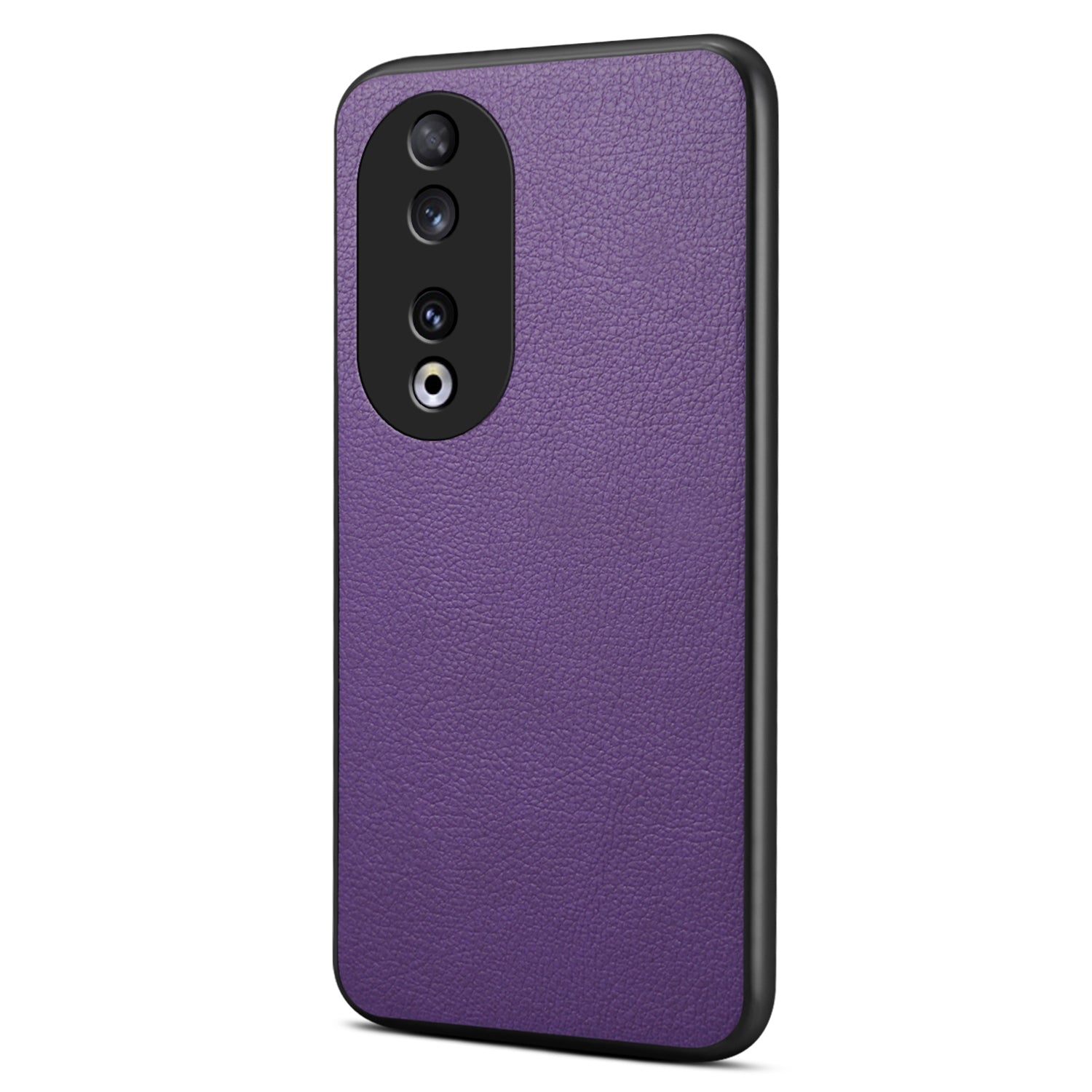 For Honor 90 Case PU+PC+TPU Hybrid Phone Shell with Calf Texture For Honor 90 Case PU+PC+TPU Hybrid Phone Shell with Calf Texture